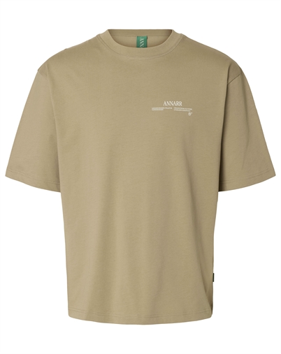 ANNARR - ANROkholm Logo T-Shirt - Weathered Teak